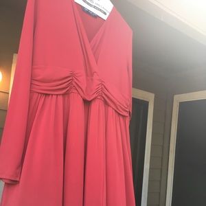 Red stretchy dress